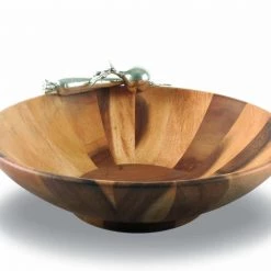 Vagabond House Farmer's Market Garden Veggie Salad Serving Bowl