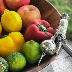 Vagabond House Farmer's Market Garden Veggie Salad Serving Bowl 6 Vagabond House Farmer's Market Garden Veggie Salad Serving Bowl