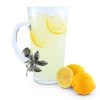 Vagabond House Glass Pitcher Pewter Lemon Bouquet Handle Farmer's Market