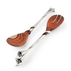 Vagabond House Lily Salad Servers Farmer's Market