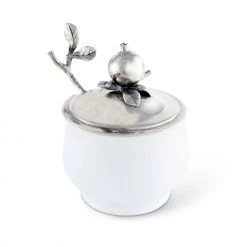 Vagabond House Pomegranate Sugar Bowl And Spoon Farmer's Market 8 Vagabond House Pomegranate Sugar Bowl And Spoon Farmer's Market