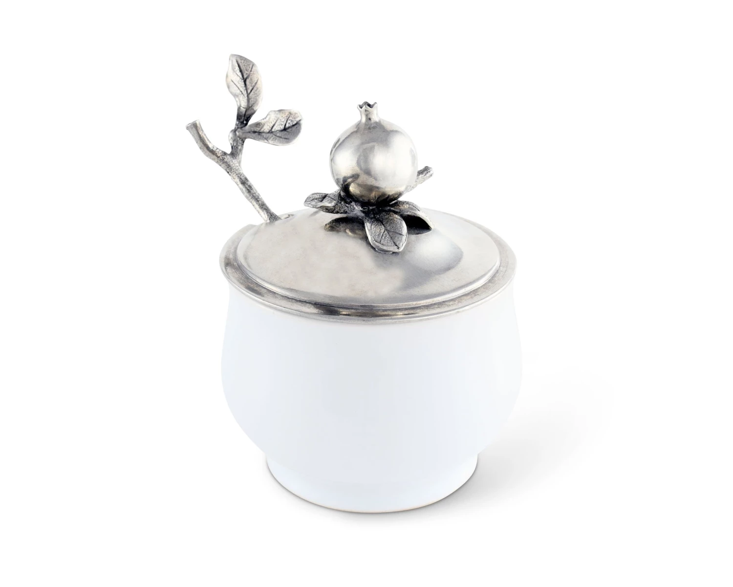 Vagabond House Pomegranate Sugar Bowl And Spoon Farmer's Market 3 Vagabond House Pomegranate Sugar Bowl And Spoon Farmer's Market