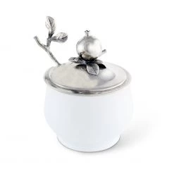 Vagabond House Pomegranate Sugar Bowl And Spoon Farmer's Market