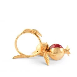 Vagabond House Farmer's Market Pomegranate Napkin Ring