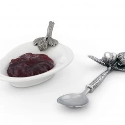 Vagabond House Farmer's Market Strawberry Jam Server / Spoon Rest