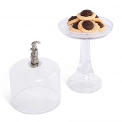 Vagabond House Bunny Glass Covered Cake / Dessert Stand