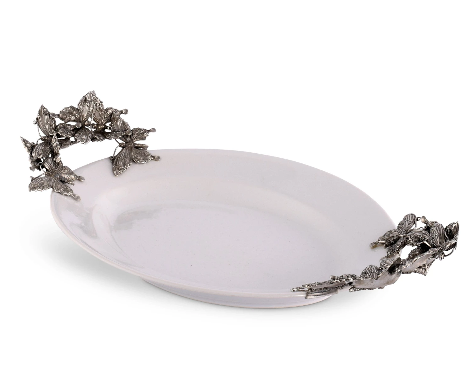 Vagabond House Butterfly Stoneware Tray Large Garden Friends 1 Vagabond House Butterfly Stoneware Tray Large Garden Friends