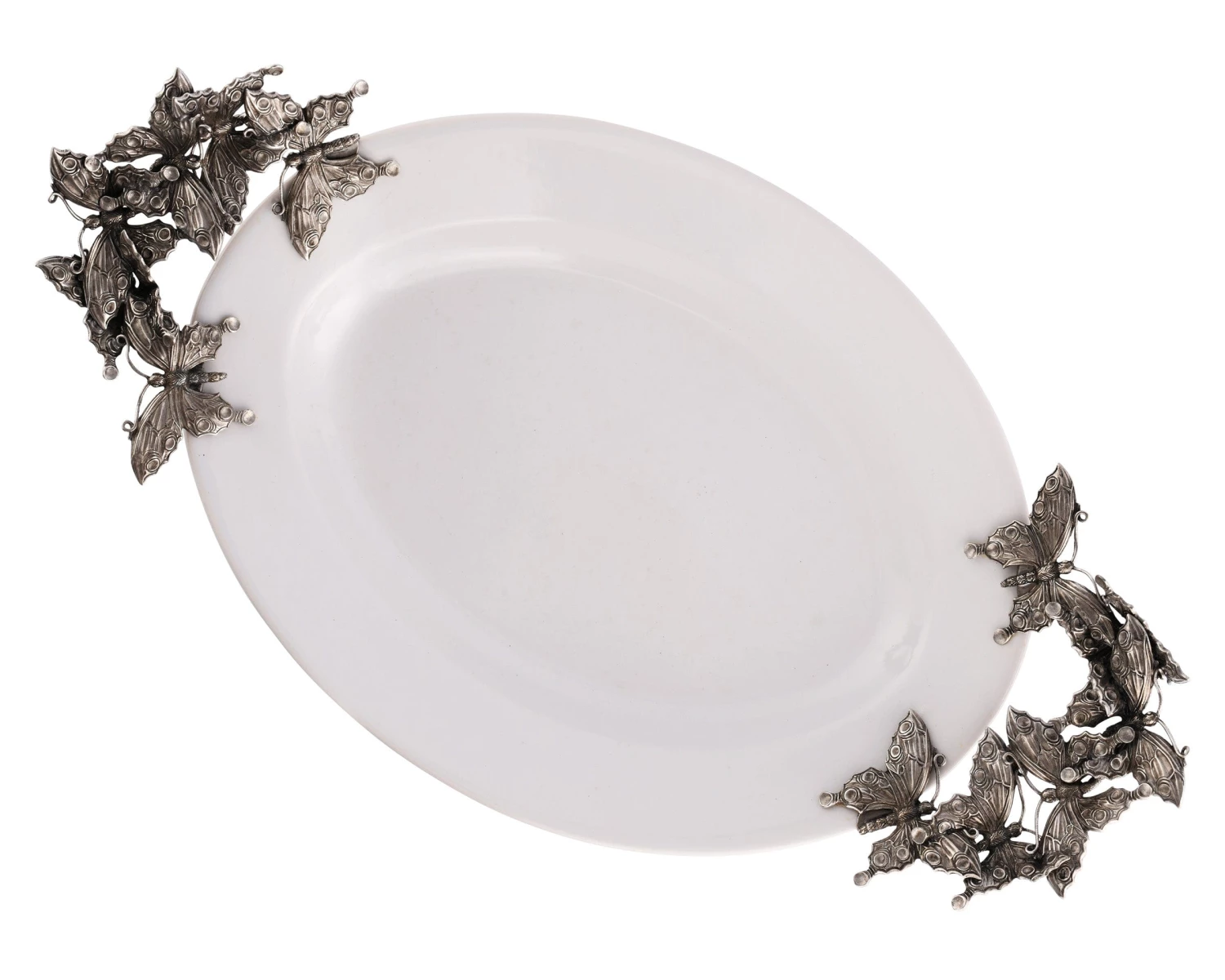 Vagabond House Butterfly Stoneware Tray Large Garden Friends 3 Vagabond House Butterfly Stoneware Tray Large Garden Friends