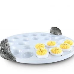 Vagabond House Garden Friends Chicken Deviled Egg Holder