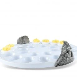 Vagabond House Garden Friends Chicken Deviled Egg Holder