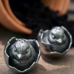 Vagabond House Chicks In Eggs Salt & Pepper Set Garden Friends 8 Vagabond House Chicks In Eggs Salt & Pepper Set Garden Friends