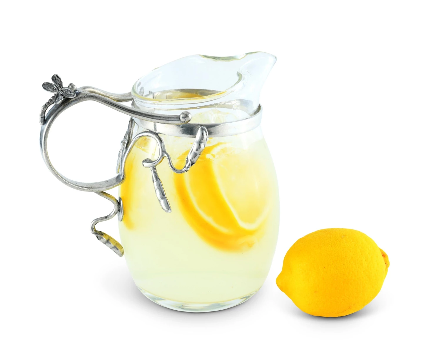 Vagabond House Dragonfly Glass Pitcher 1 Vagabond House Dragonfly Glass Pitcher