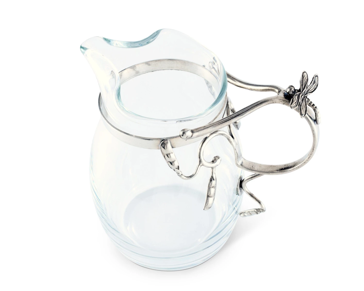 Vagabond House Dragonfly Glass Pitcher 3 Vagabond House Dragonfly Glass Pitcher