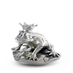 Vagabond House Frog Prince Salt & Pepper Set Garden Friends