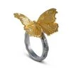 Vagabond House Gold Butterfly Napkin Ring