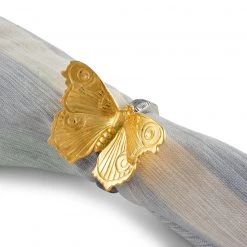 Vagabond House Gold Butterfly Napkin Ring 9 Vagabond House Gold Butterfly Napkin Ring