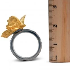 Vagabond House Gold Butterfly Napkin Ring 10 Vagabond House Gold Butterfly Napkin Ring