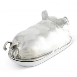Vagabond House Happy Pig Butter Dish Garden Friends 12 Vagabond House Happy Pig Butter Dish Garden Friends