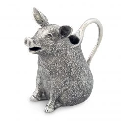 Vagabond House Happy Pig Creamer Garden Friends