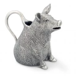 Vagabond House Happy Pig Creamer Garden Friends