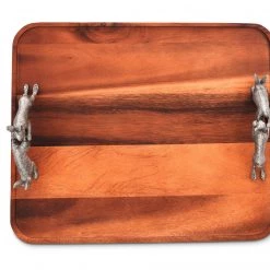 Vagabond House Garden Friends Hopping Bunny Wood Tray 6 Vagabond House Garden Friends Hopping Bunny Wood Tray