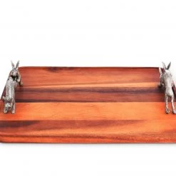 Vagabond House Garden Friends Hopping Bunny Wood Tray 7 Vagabond House Garden Friends Hopping Bunny Wood Tray