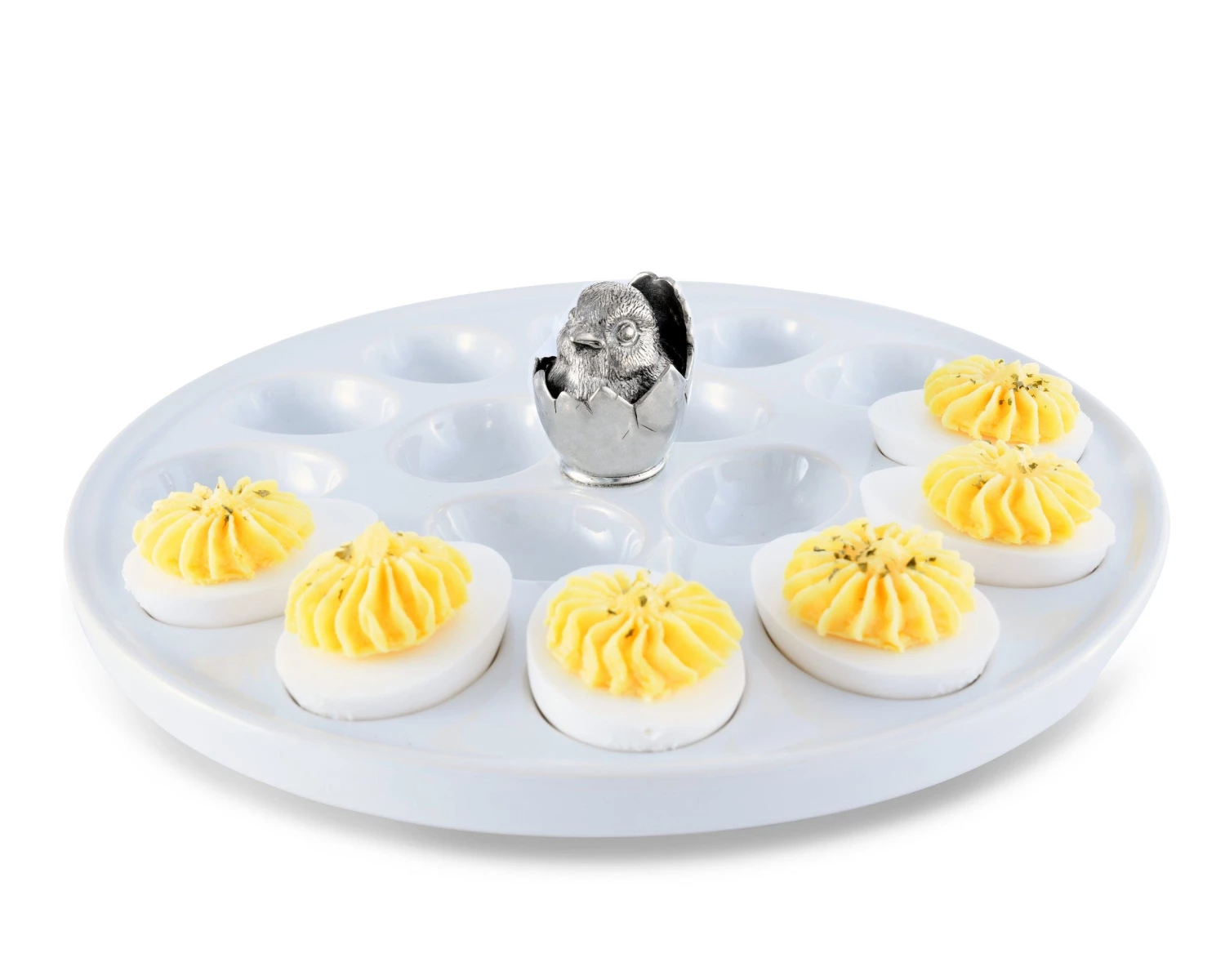 Vagabond House Little Chick Deviled Egg Holder Garden Friends 1 Vagabond House Little Chick Deviled Egg Holder Garden Friends
