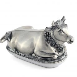 Vagabond House Garden Friends Mabel Cow Butter Dish