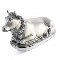 Vagabond House Garden Friends Mabel Cow Butter Dish