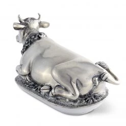 Vagabond House Garden Friends Mabel Cow Butter Dish