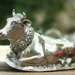 Vagabond House Garden Friends Mabel Cow Butter Dish