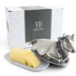 Vagabond House Garden Friends Mabel Cow Butter Dish