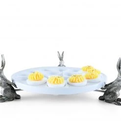 Vagabond House Rabbit Deviled Egg Holder 7 Vagabond House Rabbit Deviled Egg Holder