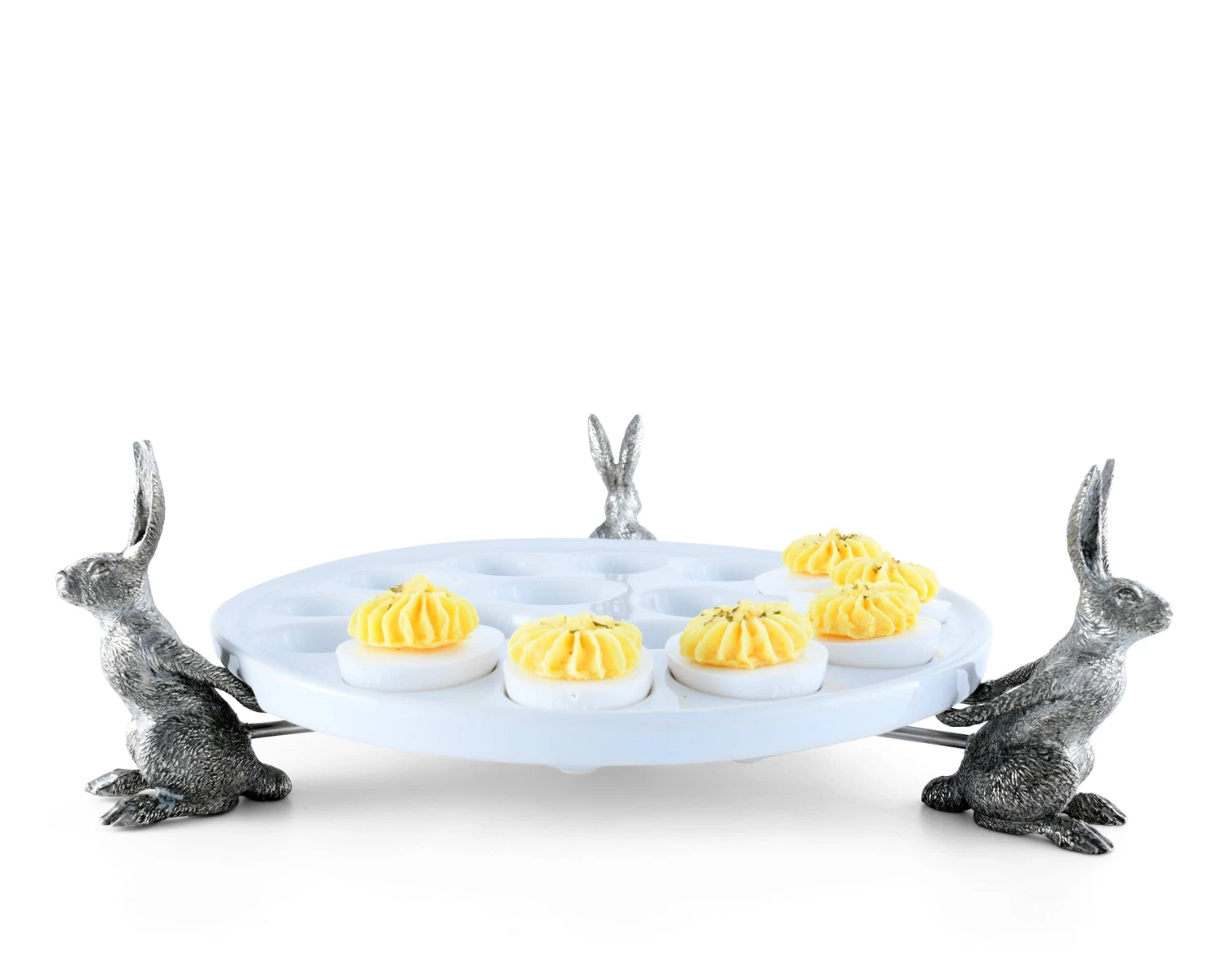 Vagabond House Rabbit Deviled Egg Holder 3 Vagabond House Rabbit Deviled Egg Holder
