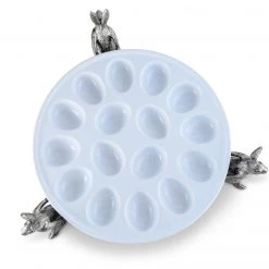 Vagabond House Rabbit Deviled Egg Holder 9 Vagabond House Rabbit Deviled Egg Holder