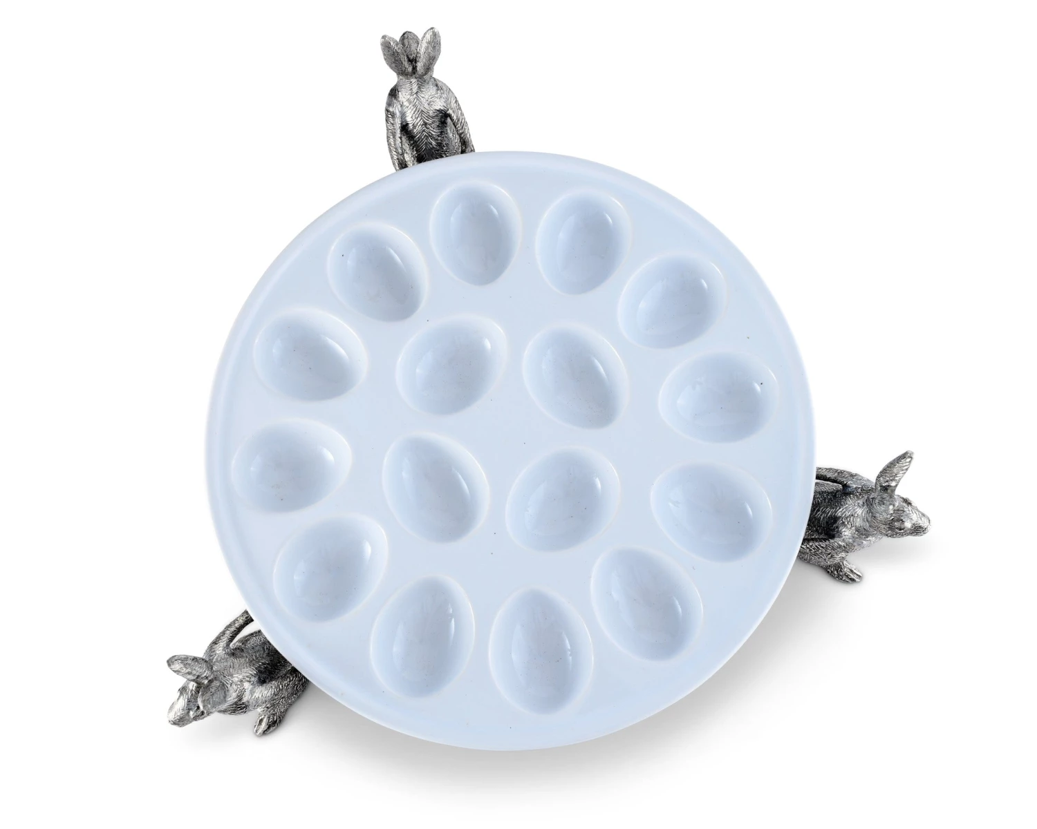 Vagabond House Rabbit Deviled Egg Holder 5 Vagabond House Rabbit Deviled Egg Holder