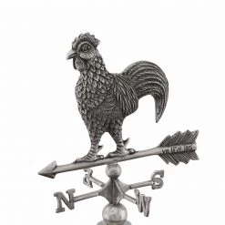 Vagabond House Rooster Weathervane Stoneware Canister Garden Friends