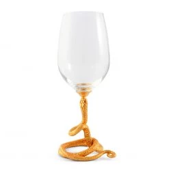 Vagabond House Snake Wine Glass Garden Friends