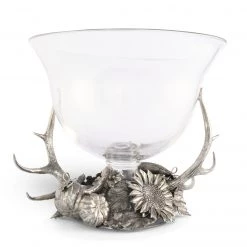 Vagabond House Harvest Glass Pedestal Centerpiece