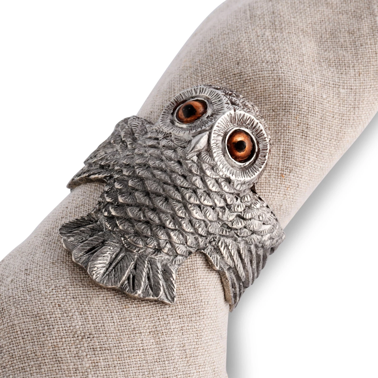 Vagabond House Harvest Owl Napkin Ring 3 Vagabond House Harvest Owl Napkin Ring