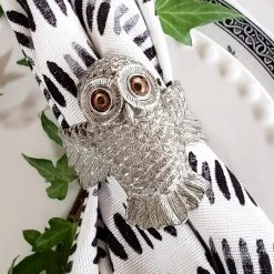 Vagabond House Harvest Owl Napkin Ring 11 Vagabond House Harvest Owl Napkin Ring