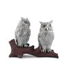 Vagabond House Harvest Owl On Log Salt And Pepper Shaker