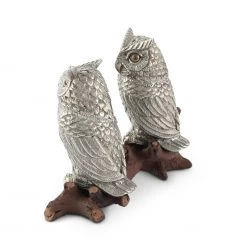 Vagabond House Harvest Owl On Log Salt And Pepper Shaker 9 Vagabond House Harvest Owl On Log Salt And Pepper Shaker
