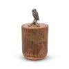 Vagabond House Owl Wood Canister Harvest