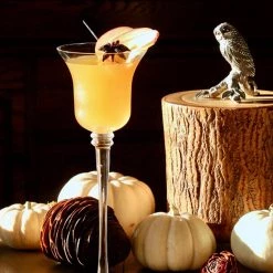 Vagabond House Owl Wood Canister Harvest