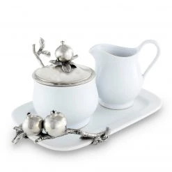 Vagabond House Pomegranate Creamer Set Harvest