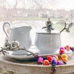 Vagabond House Pomegranate Creamer Set Harvest