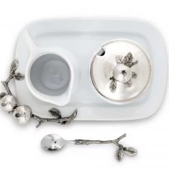 Vagabond House Pomegranate Creamer Set Harvest