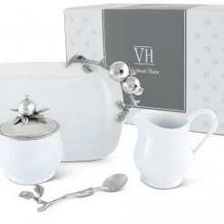 Vagabond House Pomegranate Creamer Set Harvest