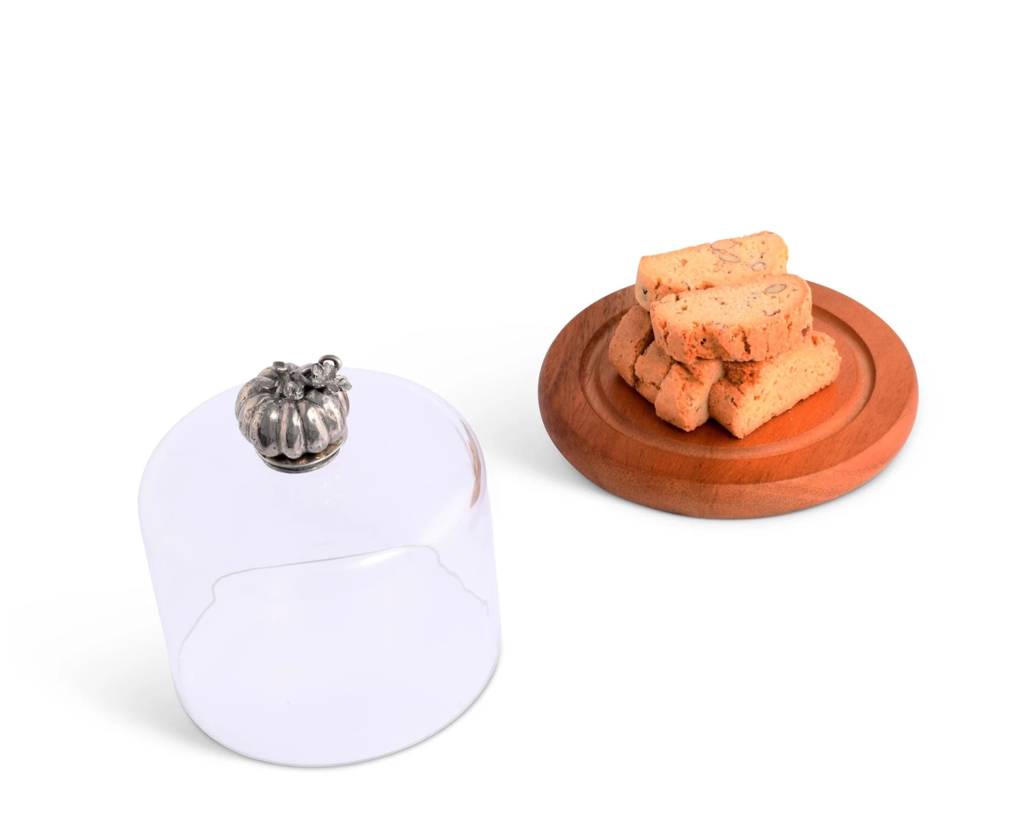 Vagabond House Harvest Pumpkin Glass Covered Cheese Wood Board 4 Vagabond House Harvest Pumpkin Glass Covered Cheese Wood Board